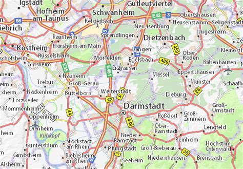 MICHELIN Wixhausen map .